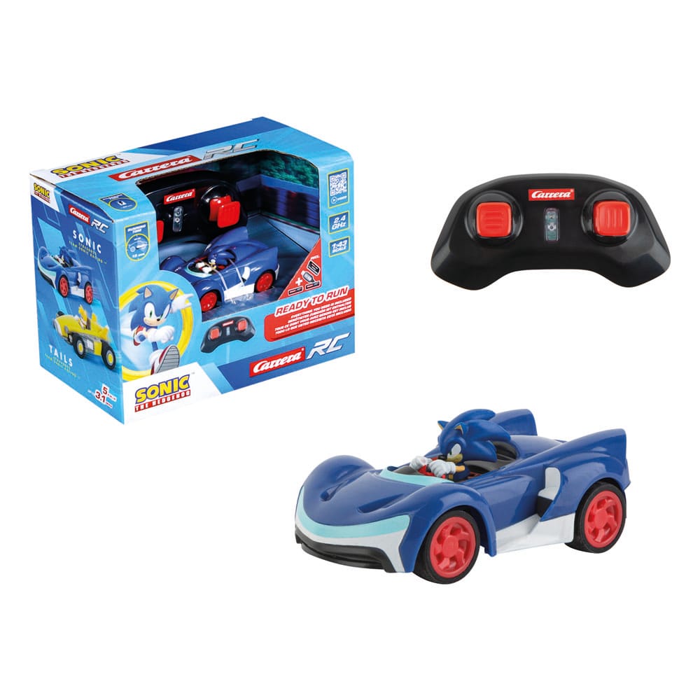 Sonic The Hedgehog Coche Teledirigido RC 1/43 2,4 GHz Mini Sonic