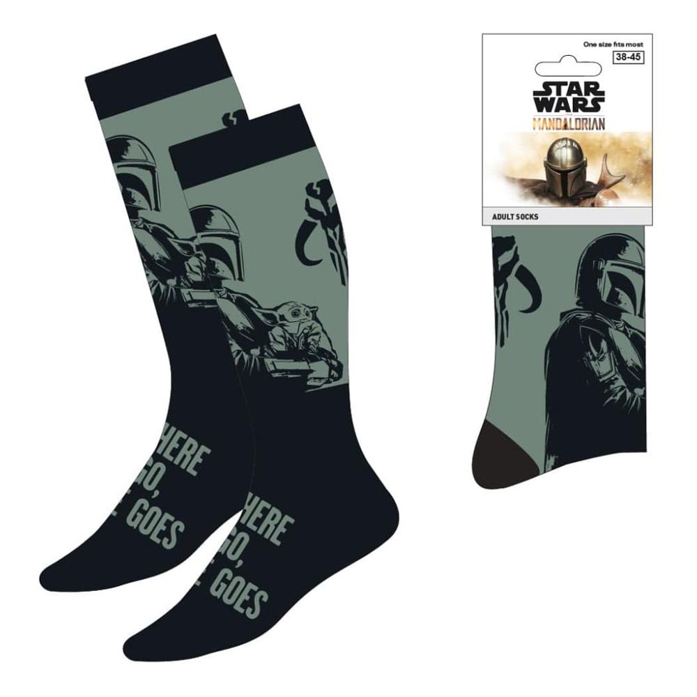 Star Wars: The Mandalorian Calcetines Mandalorian & Grogu 38-45 Frikytopia