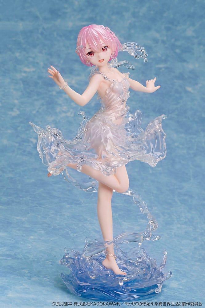 Re:Zero Starting Life In Another World Statue PVC 1/7 Ram Aqua Dress 23 cm