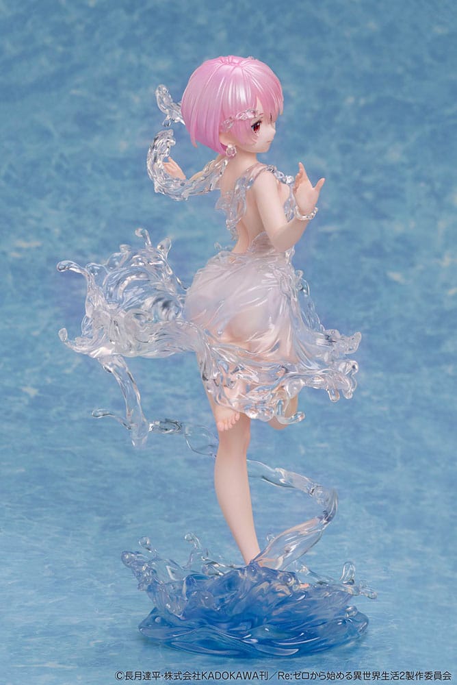 Re:Zero Starting Life In Another World Statue PVC 1/7 Ram Aqua Dress 23 cm
