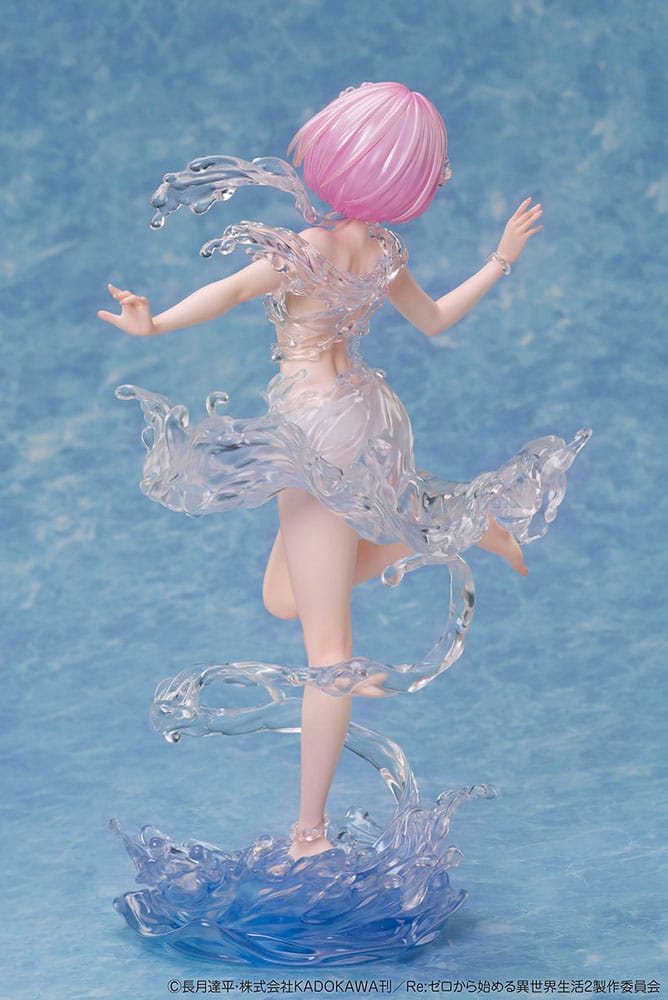 Re:Zero Starting Life In Another World Statue PVC 1/7 Ram Aqua Dress 23 cm