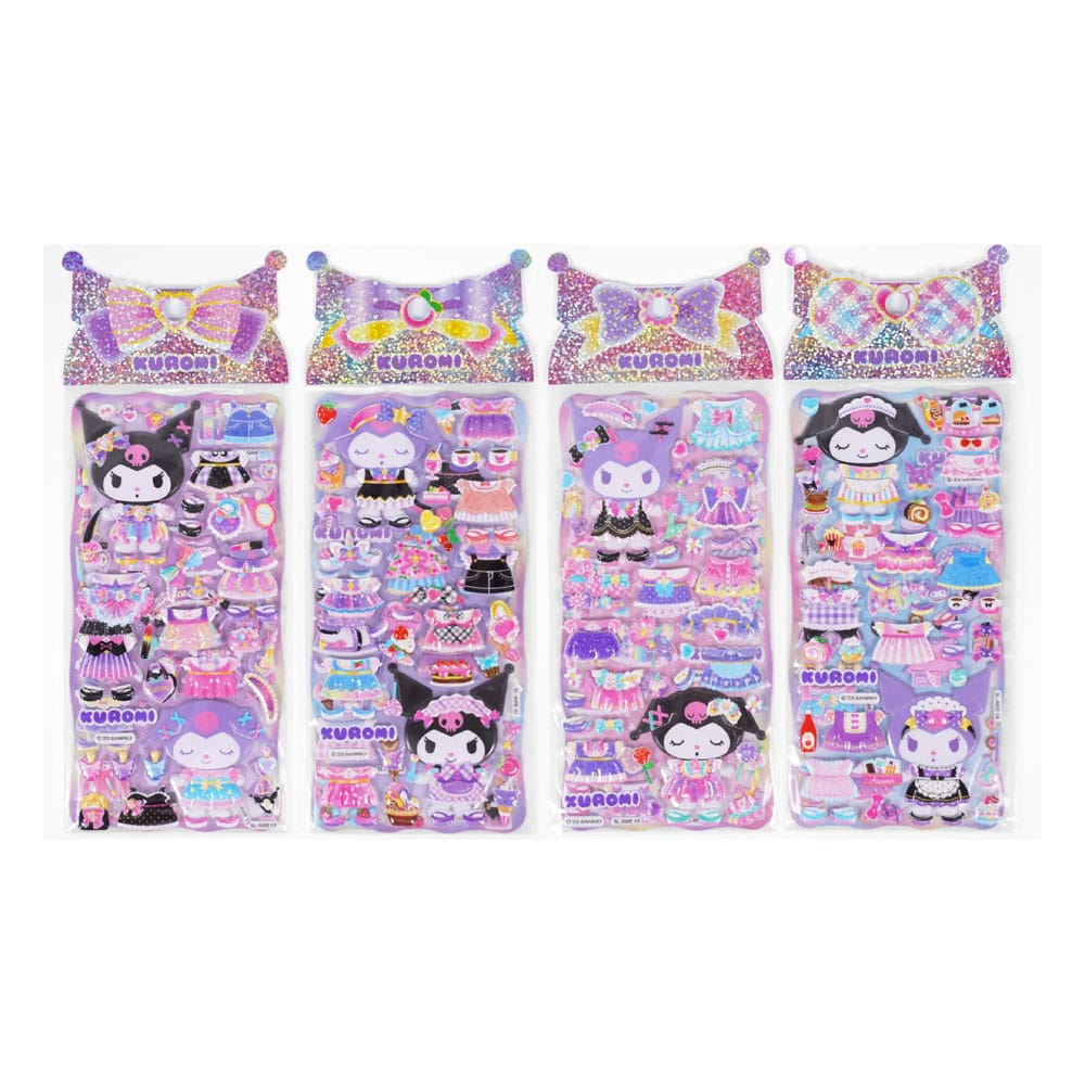 Hello Kitty And Friends Pegatinas Kuromi Puffy Surtido (20)