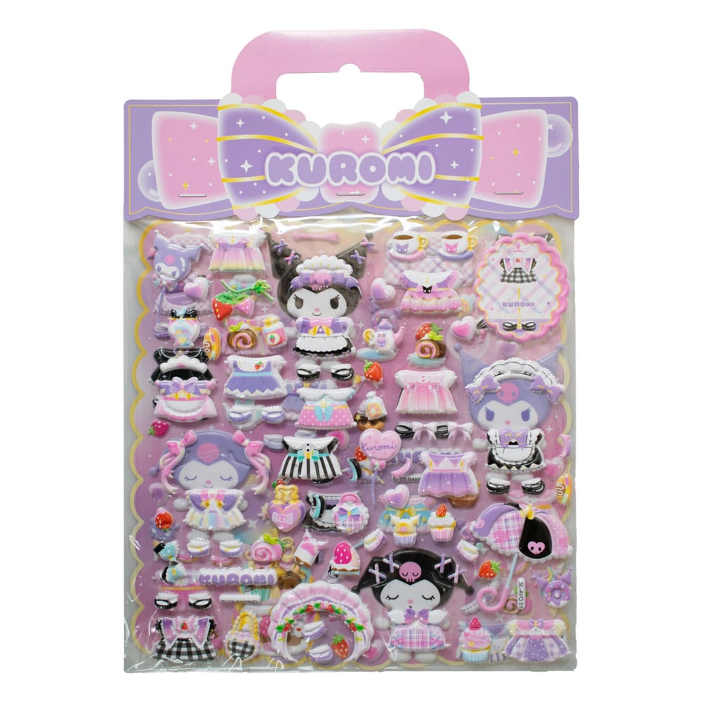 Hello Kitty And Friends Pegatinas Kuromi Puffy Surtido (10)