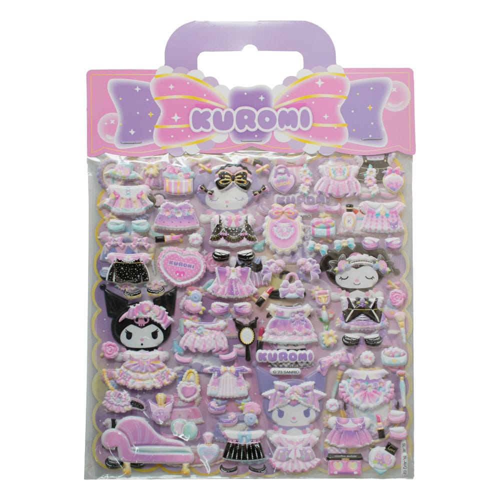 Hello Kitty And Friends Pegatinas Kuromi Puffy Surtido (10)
