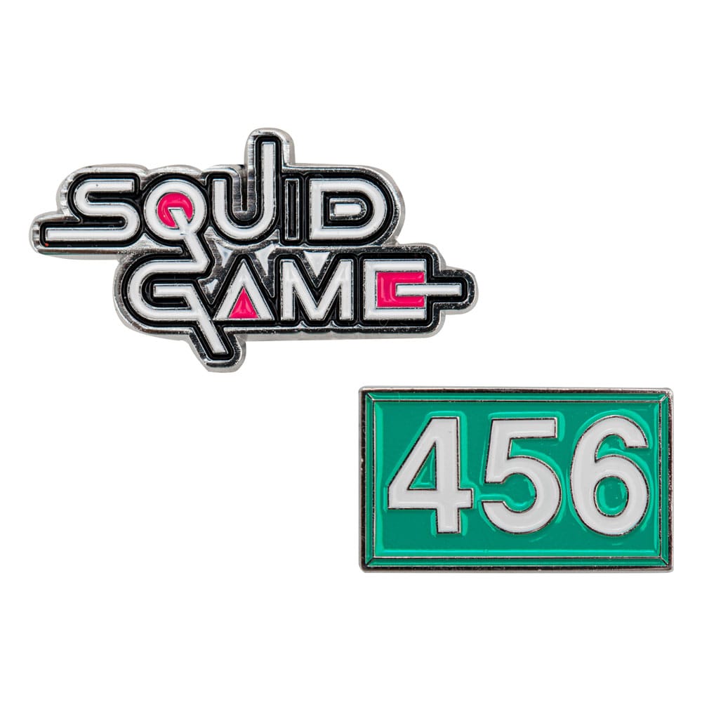 Squid Game Pack 2 Pin Chapas Squid Game & Player 456 Frikytopia