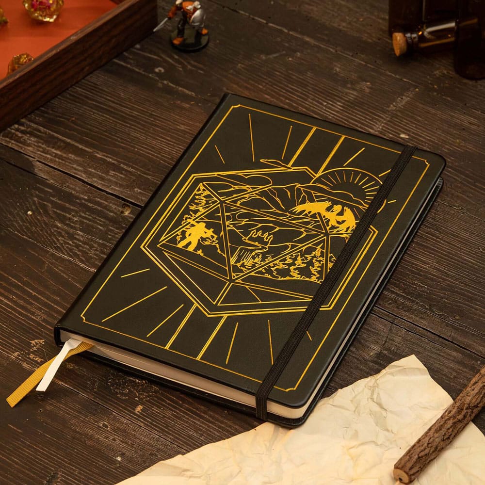 Dungeons & Dragons RPG Journal 5e Black Frikytopia