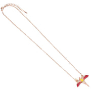 Harry Potter Collar Fumseck (Plata de Ley)