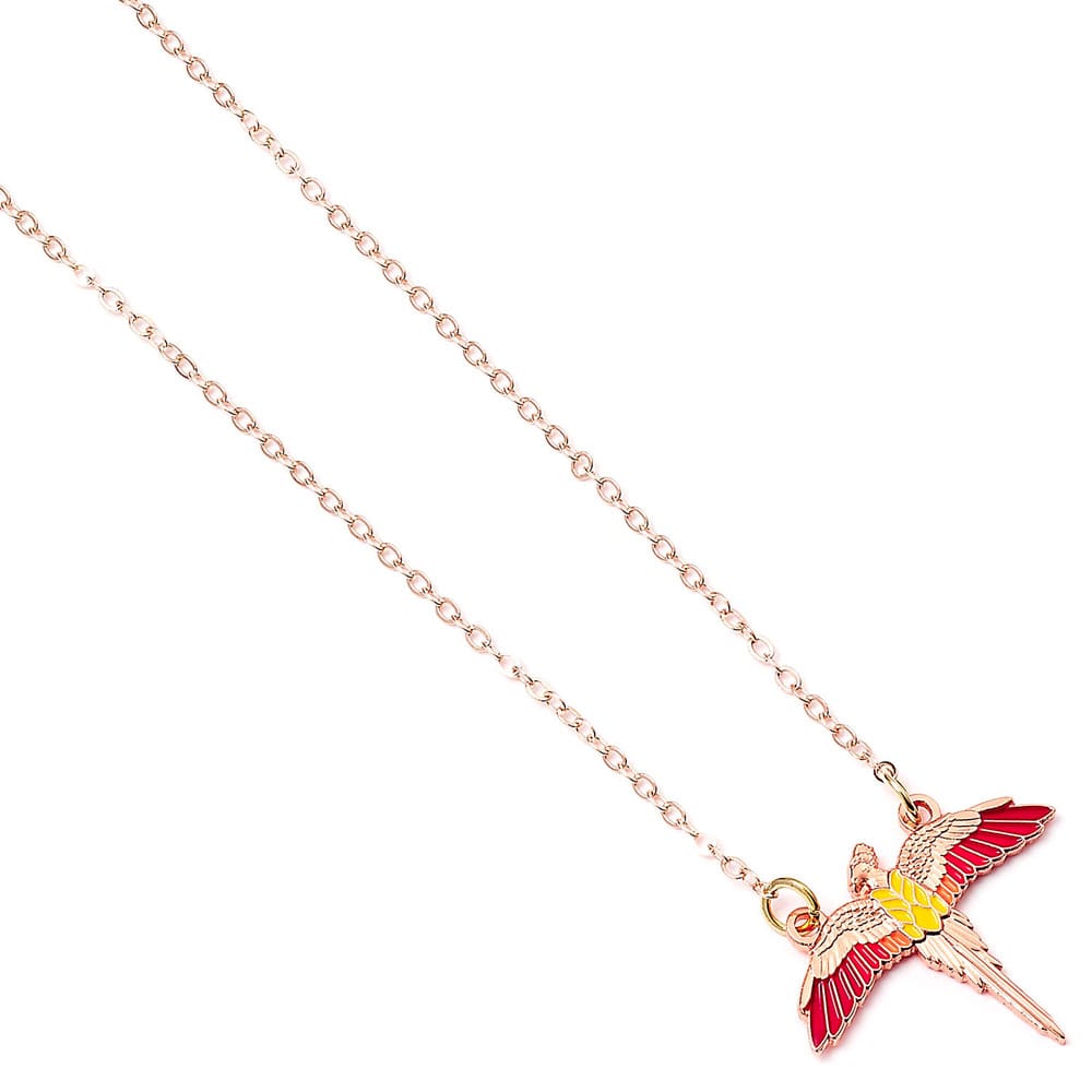 Harry Potter Collar Fumseck (Plata de Ley)