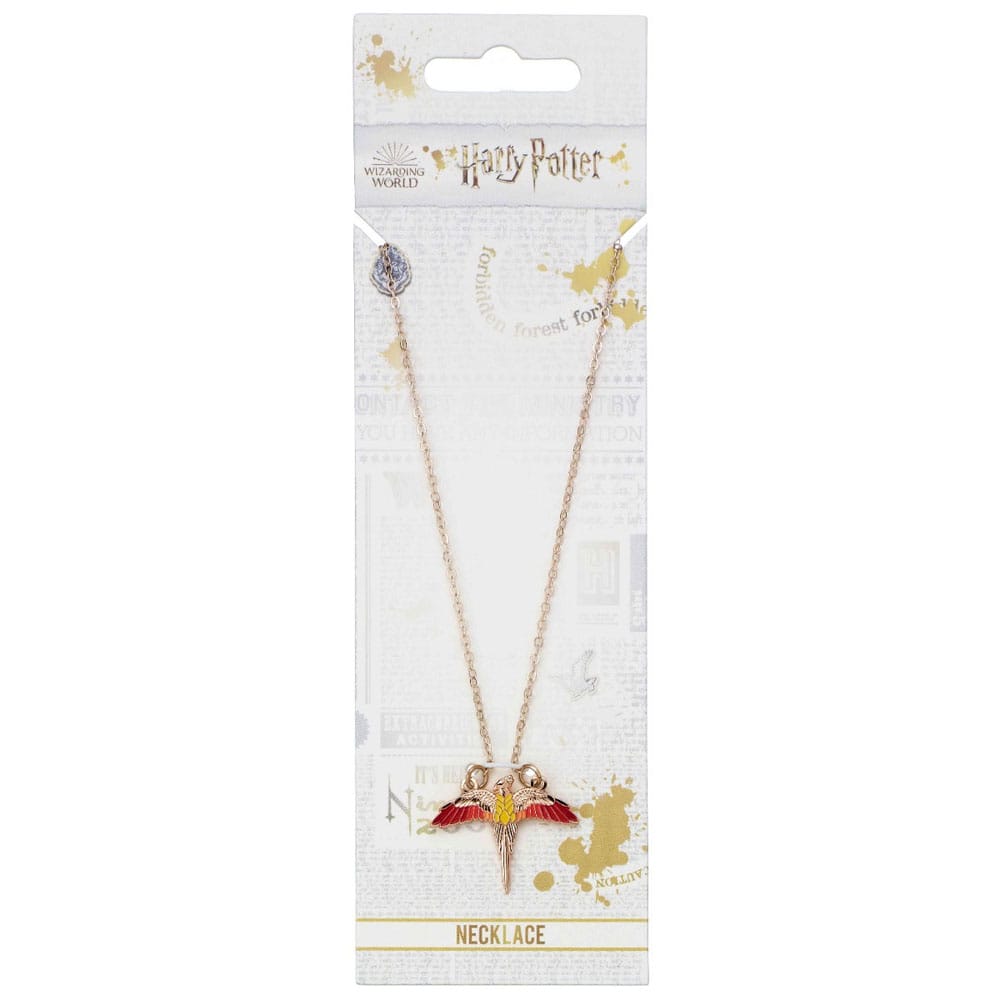 Harry Potter Collar Fumseck (Plata de Ley)