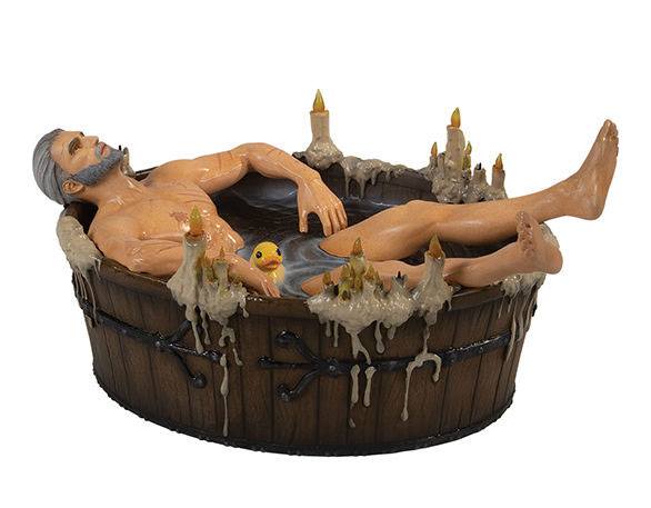 The Witcher 3 Wild Hunt Estatua Geralt in the Bath 9 cm Frikytopia