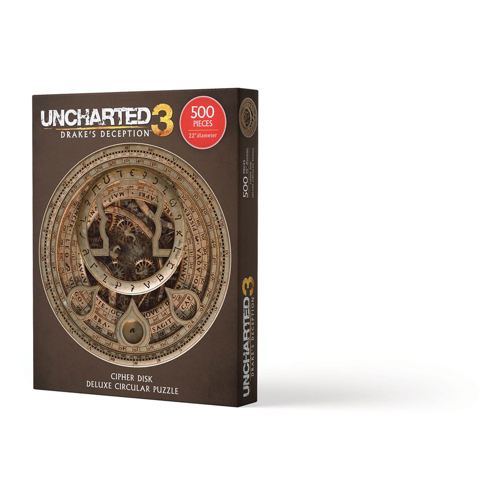 Uncharted Puzzle Cipher Disk Circular Deluxe (500 Piezas)