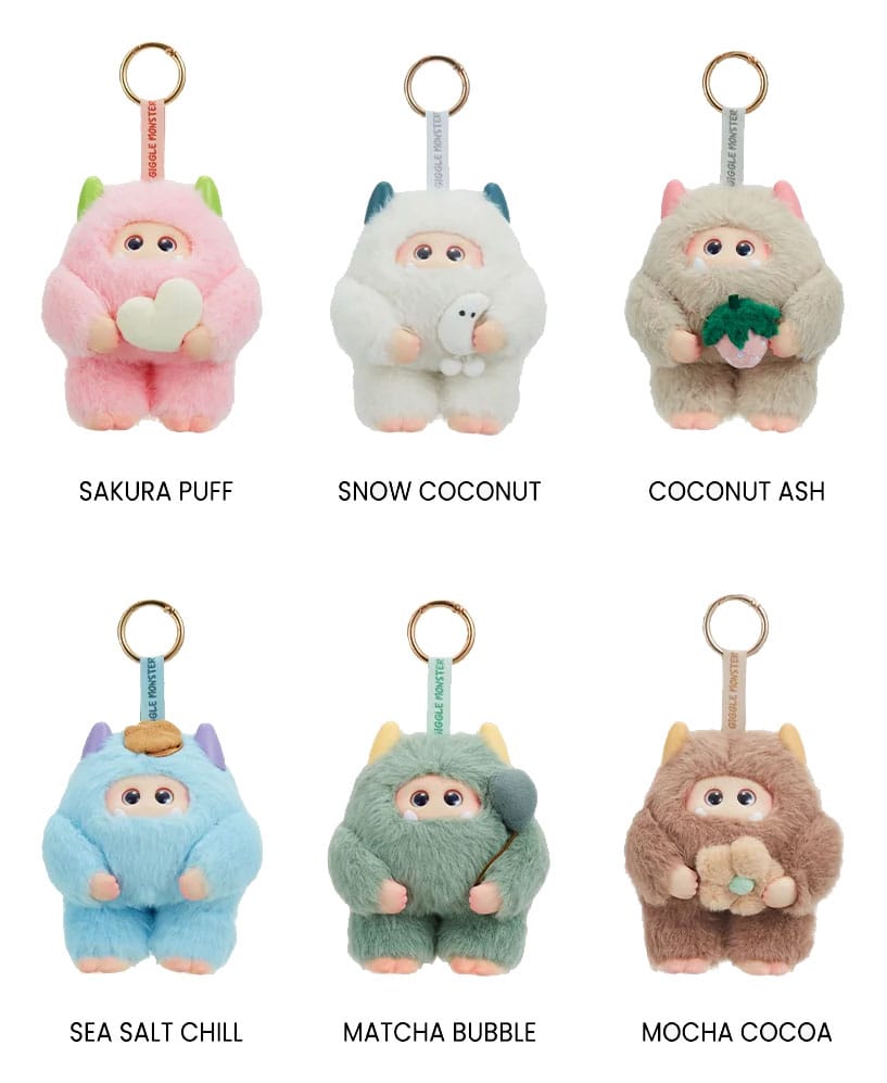 Giggle Monster Llaveros de Peluche 11 cm Marshmallow Dreams Exspositor (6) Frikytopia