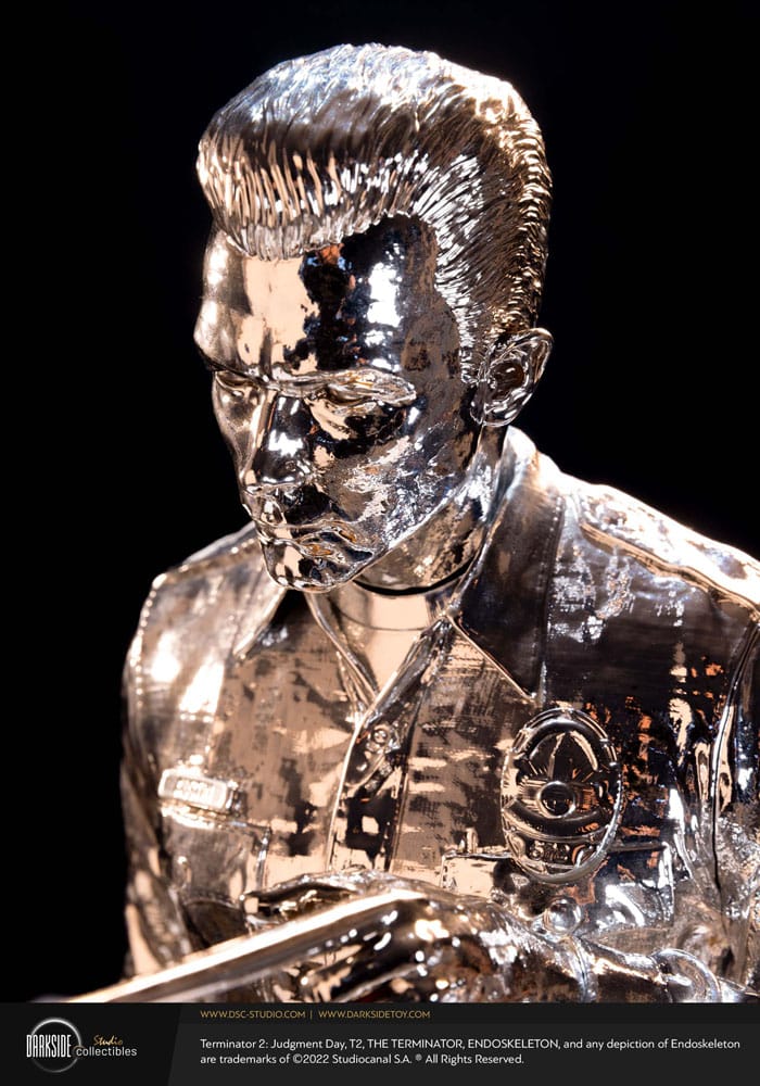 Terminator 2 Judgement Day Estatua Premium 1/3 T-1000 Liquid Metal 30th Anniversary Edition 70 cm