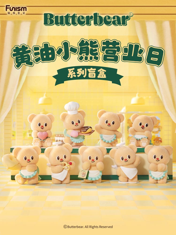 Butterbear Minifiguras Operating Day Series 9 cm Expositor (8) Frikytopia