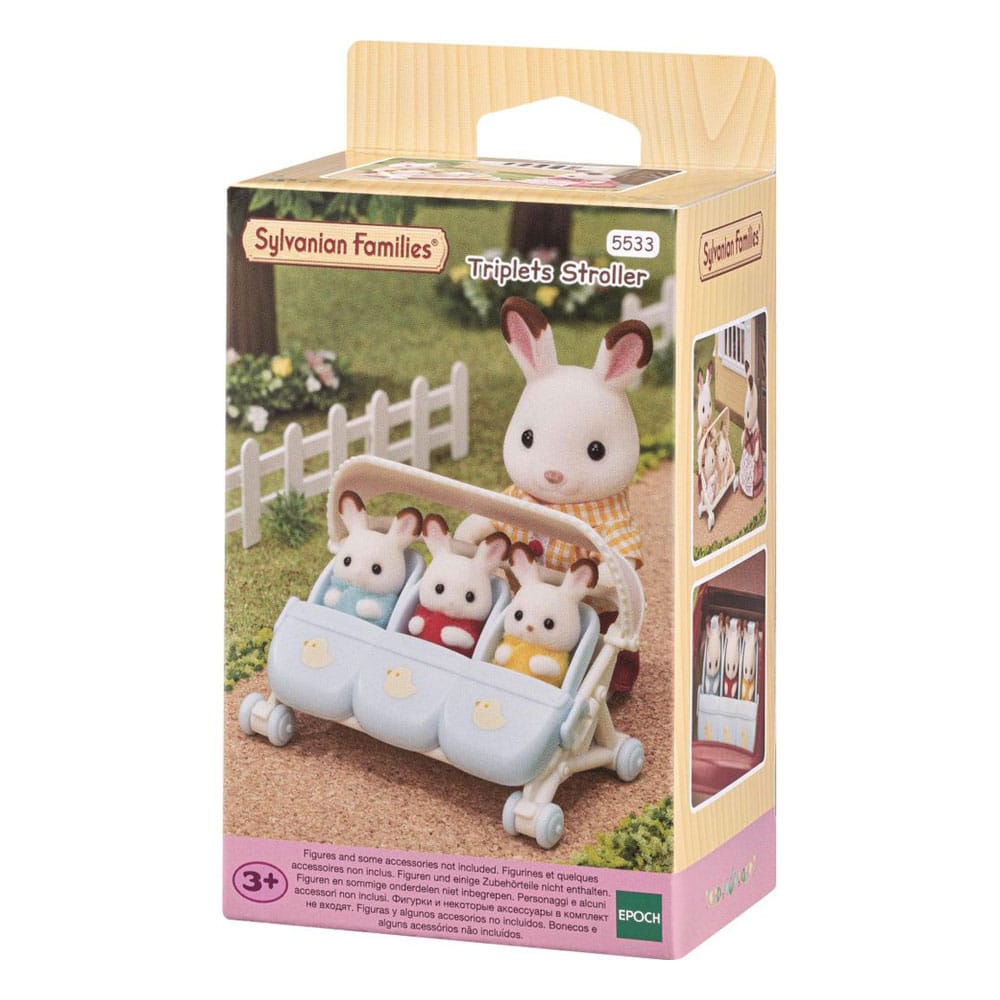 Sylvanian Families: Carrito de Trillizos Frikytopia