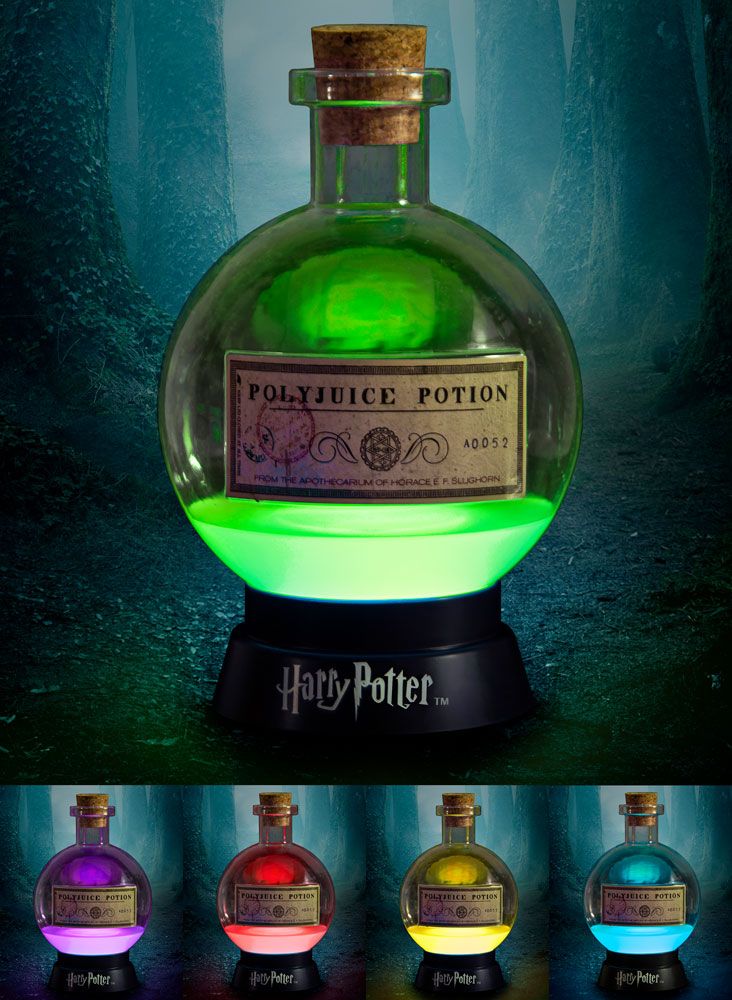 Harry Potter Lámpara Mood Light que cambia los colores Poción Multijugos 20 cm
