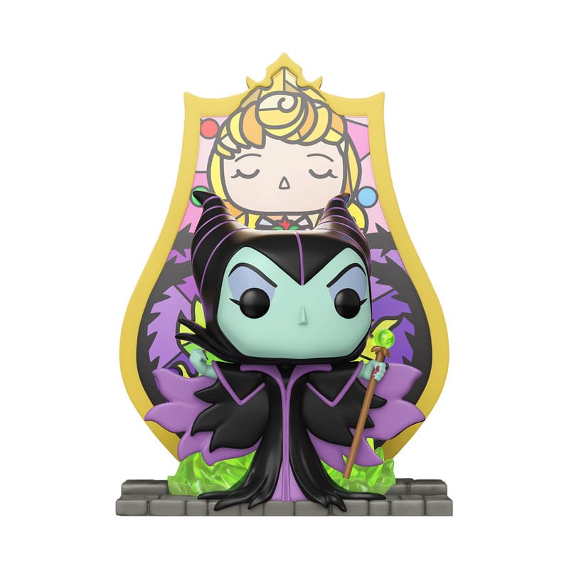 Disney POP! Deluxe Vinyl Figura Maleficent (Glass) 9 cm Frikytopia