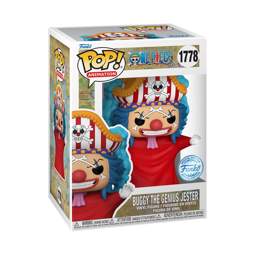 Funko Pop! Buggy (Post Time-Skip) Exclusive — ONE PIECE