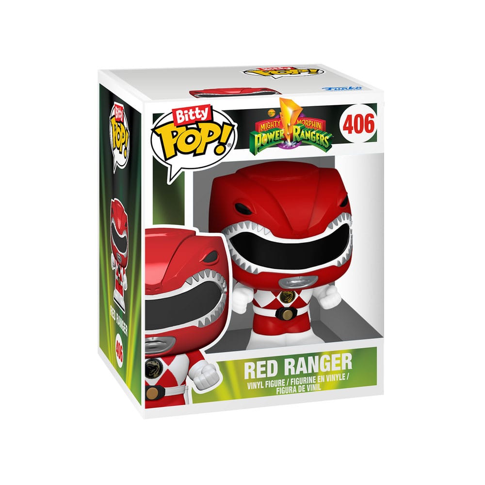 Funko Pop! Mighty Morphin Power Rangers Pack de 4 Figuras Bitty Bots PR-Megazord 2, — DISNEY