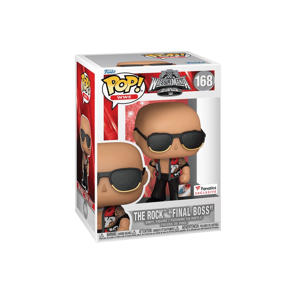 Funko Pop! WWE The Rock- Final Boss (WrestleMania 40 — LEAGUE OF LEGENDS