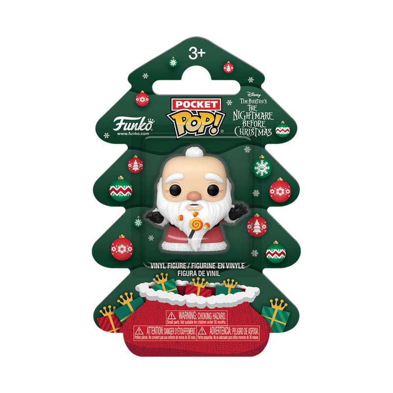 Funko Pop! El extraño mundo de Jack Holiday 2025 Llaveros Pocket Vinyl SandyCLS Tree Holiday Box — LEAGUE OF LEGENDS