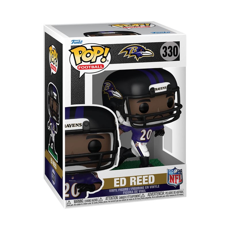 Funko Pop! NFL: Legends Sports Legends- Ed Reed(Ravens — LEAGUE OF LEGENDS