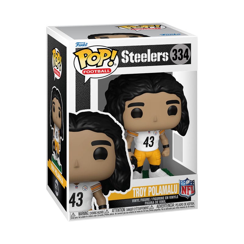 Funko Pop! NFL: Legends Sports Legends- Troy Polamalu(Steelers — LEAGUE OF LEGENDS