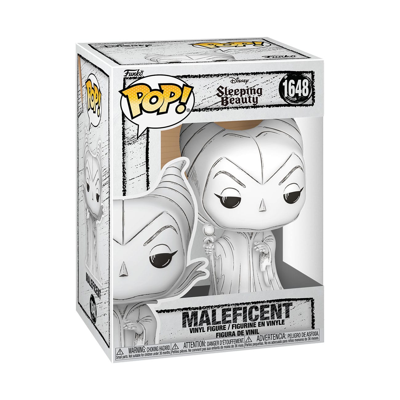 Funko Pop! Sketched- Maleficent — DISNEY