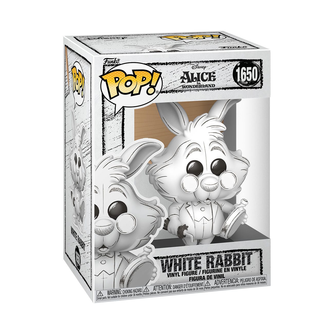 Funko Pop! Sketched- White Rabbit — DISNEY