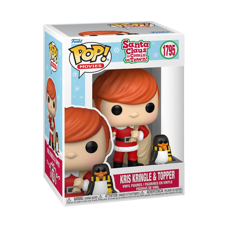 Santa Claus Is Comin' To Town POP&Buddy TV Vinyl Figura Kris W/Topper 9 cm