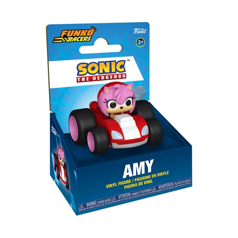 Sonic The Hedgehog Super Racers Diecast Figura Amy Rose 5 cm