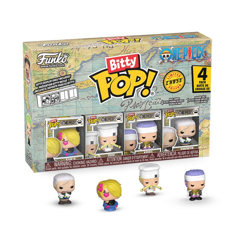 One Piece Pack de 4 Figuras Bitty POP! Vinyl Sanji 2,5 cm Frikytopia