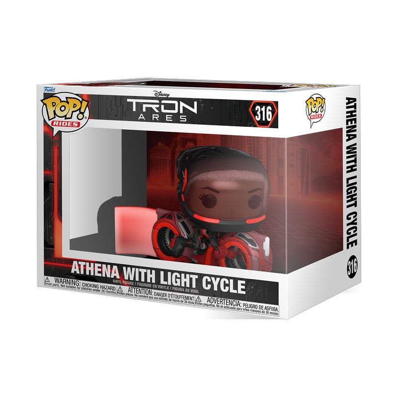 Funko Pop! Tron: Ares Rides Athena with Light Cycle — LEAGUE OF LEGENDS