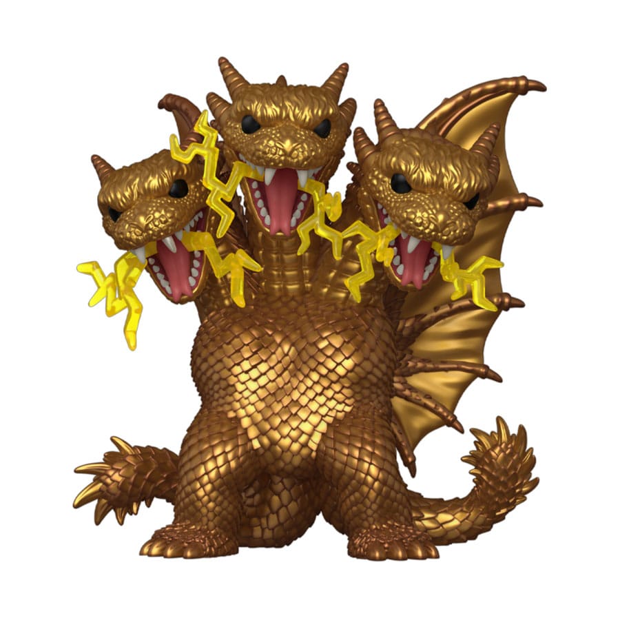*heo Exclusive Edition* Godzilla Super Sized POP! Movies Vinyl Figura King Ghidora (Electric) 15 cm Frikytopia
