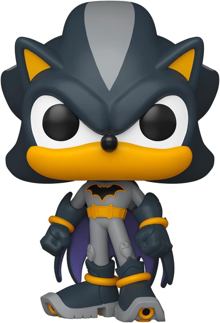 DC's Justice League and Sonic the Hedgehog POP! Movies Vinyl Figuren Shadow/Batman 9 cm Frikytopia