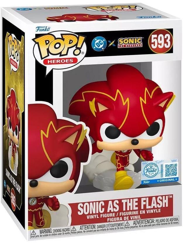 Funko Pop! DC x Sonic the Hedgehog Heroes Sonic as The Flash — DC COMICS