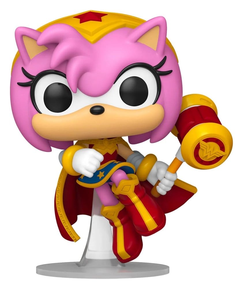 Funko Pop! DC x Sonic the Hedgehog Heroes Amy as Wonder Woman — DC COMICS