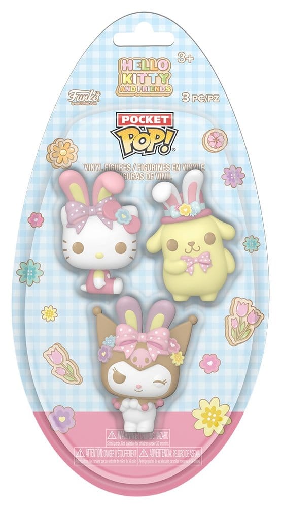 Funko Pop! Hello Kitty Pocket Vinyl Easter Egg 3-Pack HK — HELLO KITTY