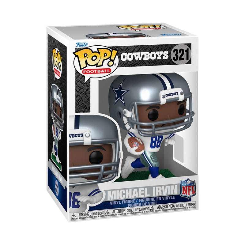 Funko Pop! NFL: Legends Sports Legends- Michael Irvin(Cowboys — LEAGUE OF LEGENDS