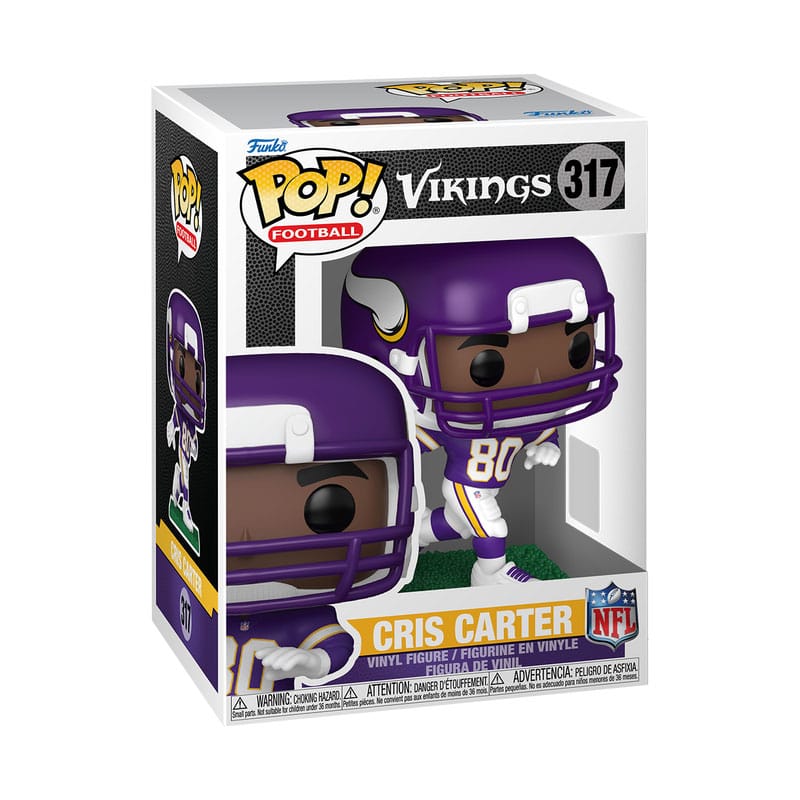 Funko Pop! NFL: Legends Sports Vikings - Cris Carter(Vikings — LEAGUE OF LEGENDS