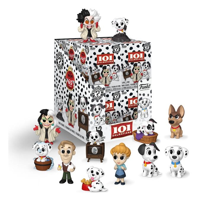 101 dálmatas Mystery Minis Minifiguras 5 cm Expositor PDQ (12) Frikytopia