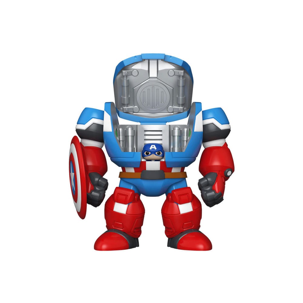 Funko Pop! Bitty Bots WI- CA Mech w/Cap 11, — MARVEL