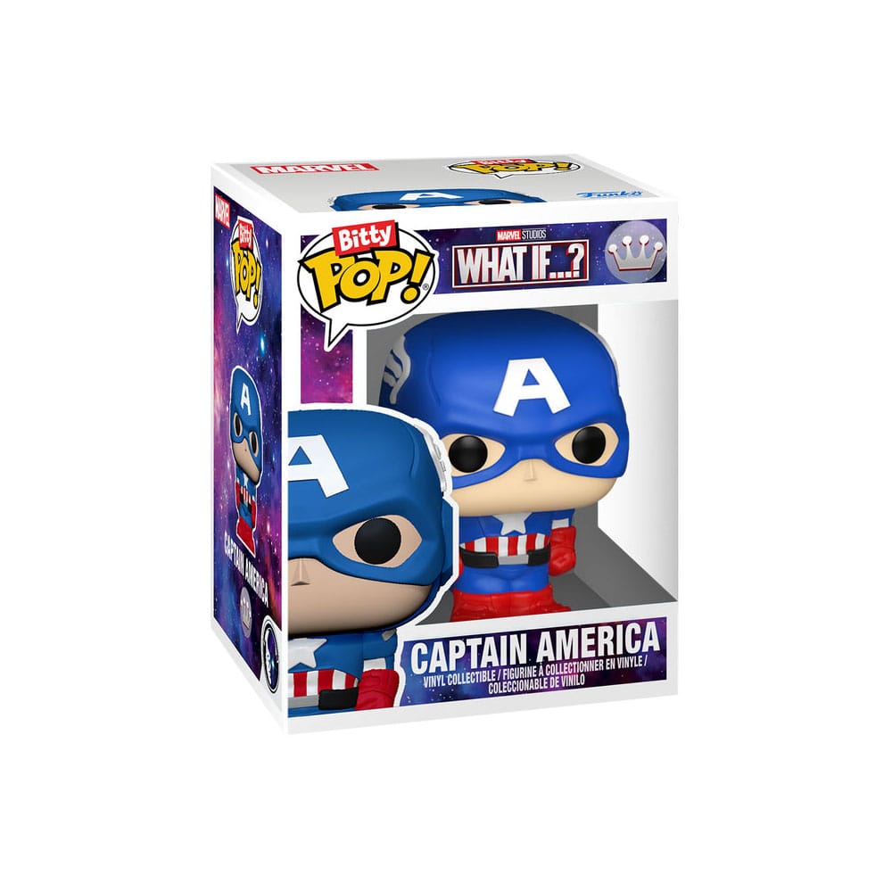Funko Pop! Bitty Bots WI- CA Mech w/Cap 11, — MARVEL