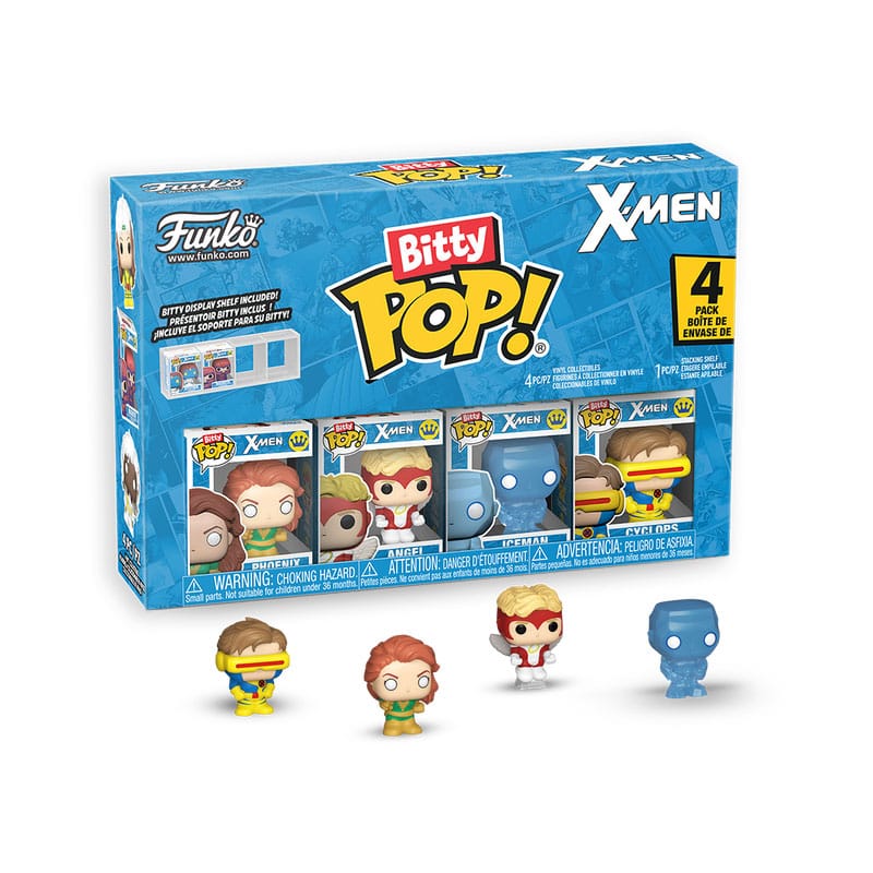 X-Men Pack de 4 Figuras Bitty POP! Vinyl Jean Grey w/CH 2,5 cm Frikytopia