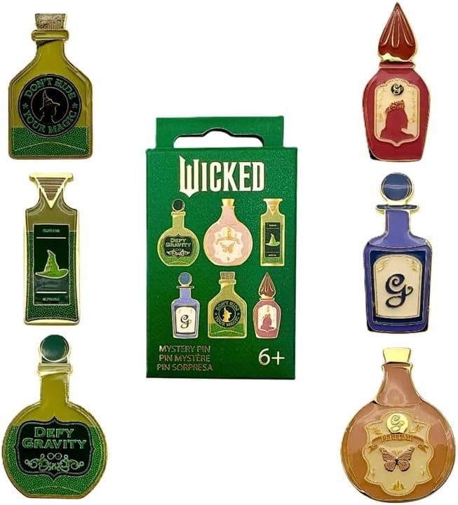 Wicked Chapas Esmaltadas Blind Box Potion Bottles Expositor (18)