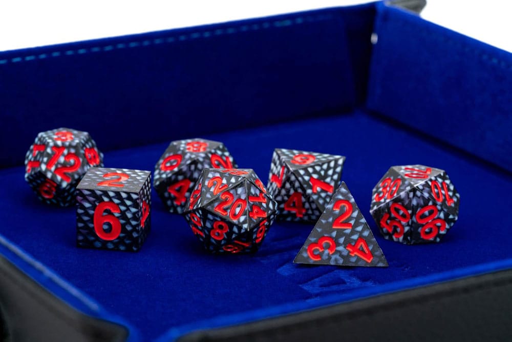 Dragon Storm Sharp Edge Silicone Pack de Dados Black Dragon Scales (7)