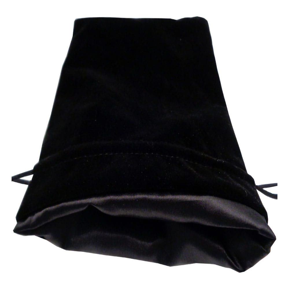 FanRoll Bolsa para Dados Velvet Black with Black Satin Large Frikytopia