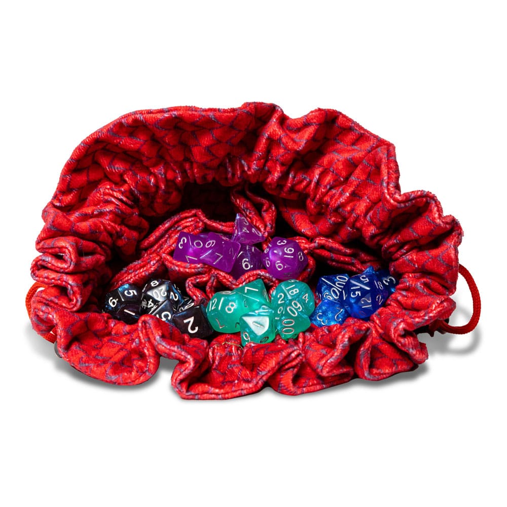 Dragon Storm Bolsa para Dados con compartimentos Red Dragon Scales Frikytopia
