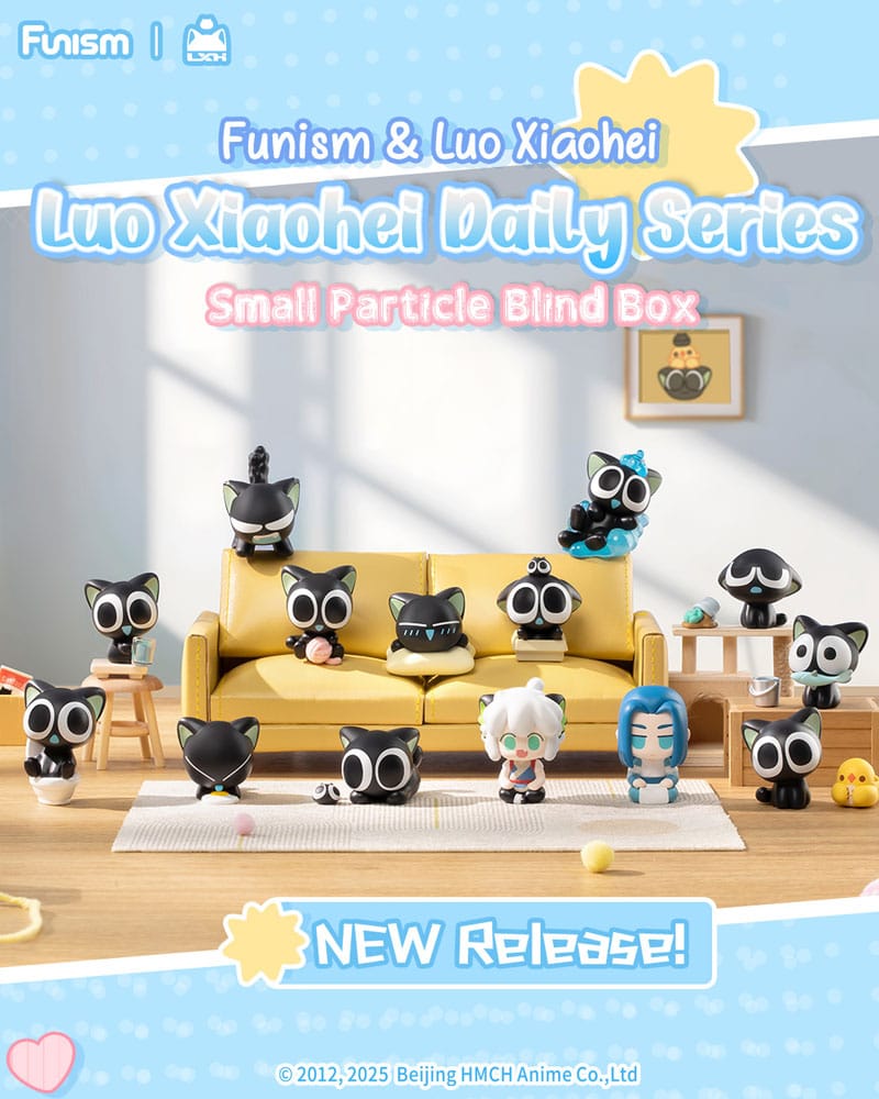 Luo Xiaohei Minifiguras Q face Series 1 3 cm Expositor (4) Frikytopia