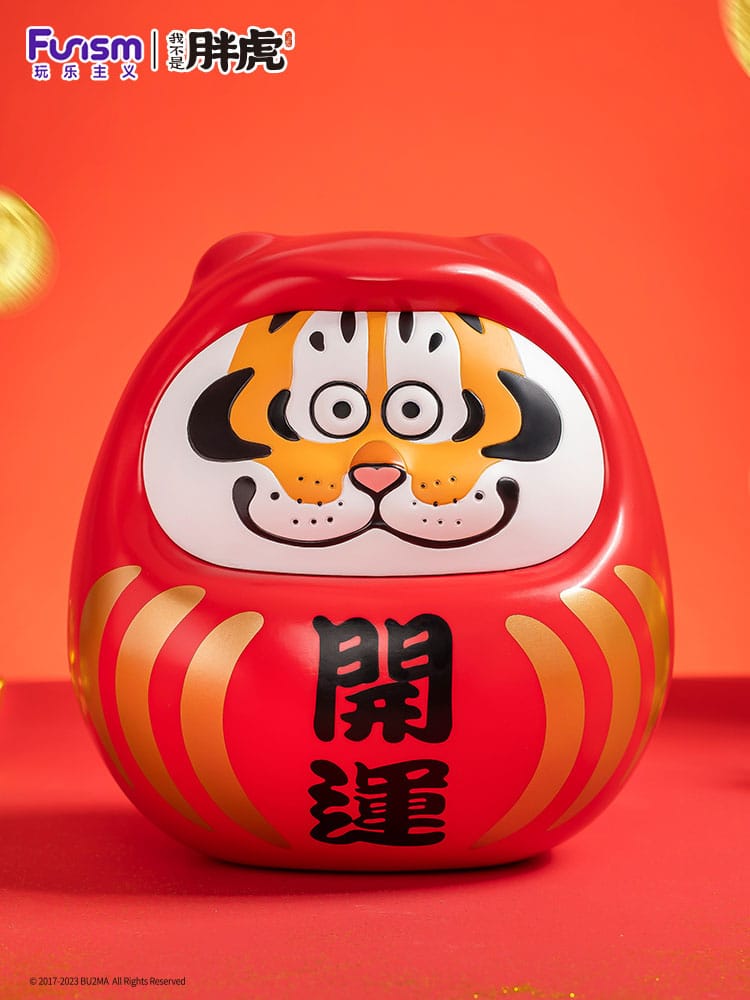 I Am Not Fat Tiger Estatua Alexander The Tiger Dharuma 20 cm